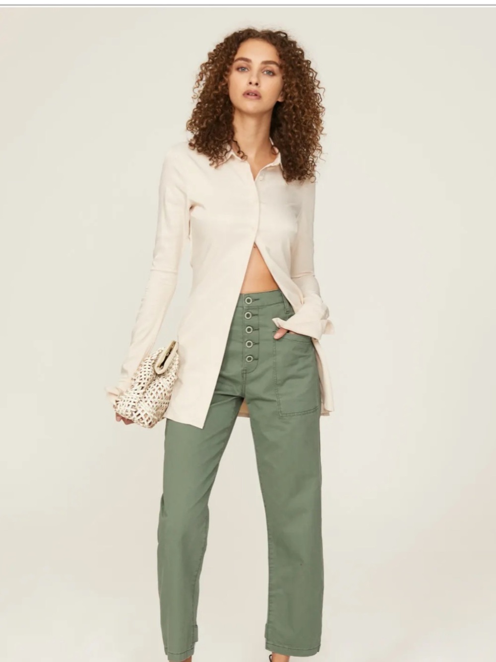 Pistola Tammy High Rise Pants — Olive Green